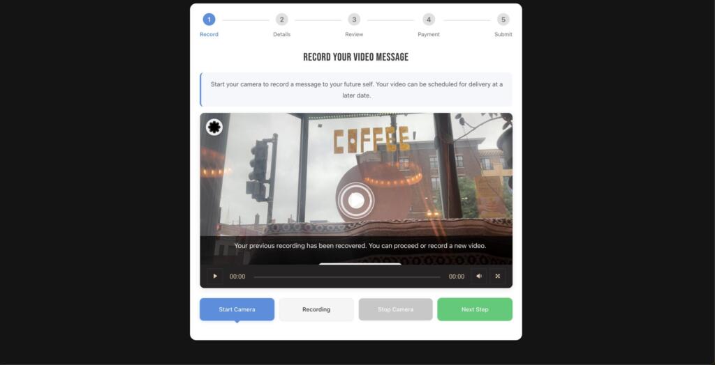 Active recording interface